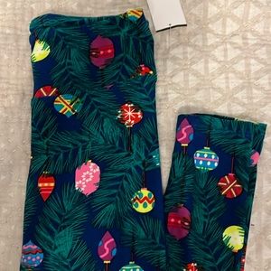 Christmas Holiday Leggings Juniors Small NWT